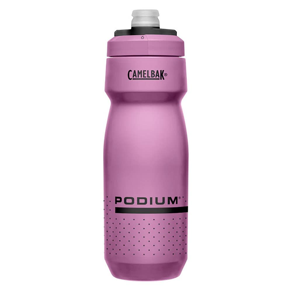 18 oz Insulated Stainless Steel Water Bottle with Straw, BPA-Free, Sports and Travel, Purple California Grapevine