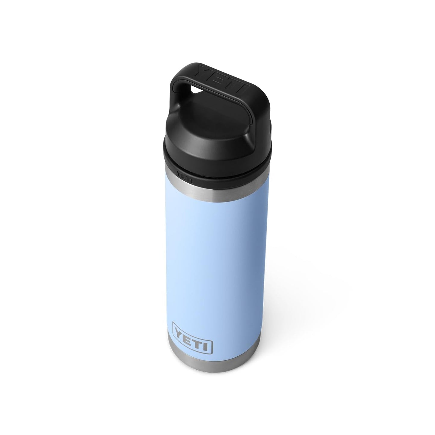 18 oz YETI Rambler Stainless Steel Bottle, Vacuum Insulated, Leak-Proof with Chug Cap, Big Sky Blue