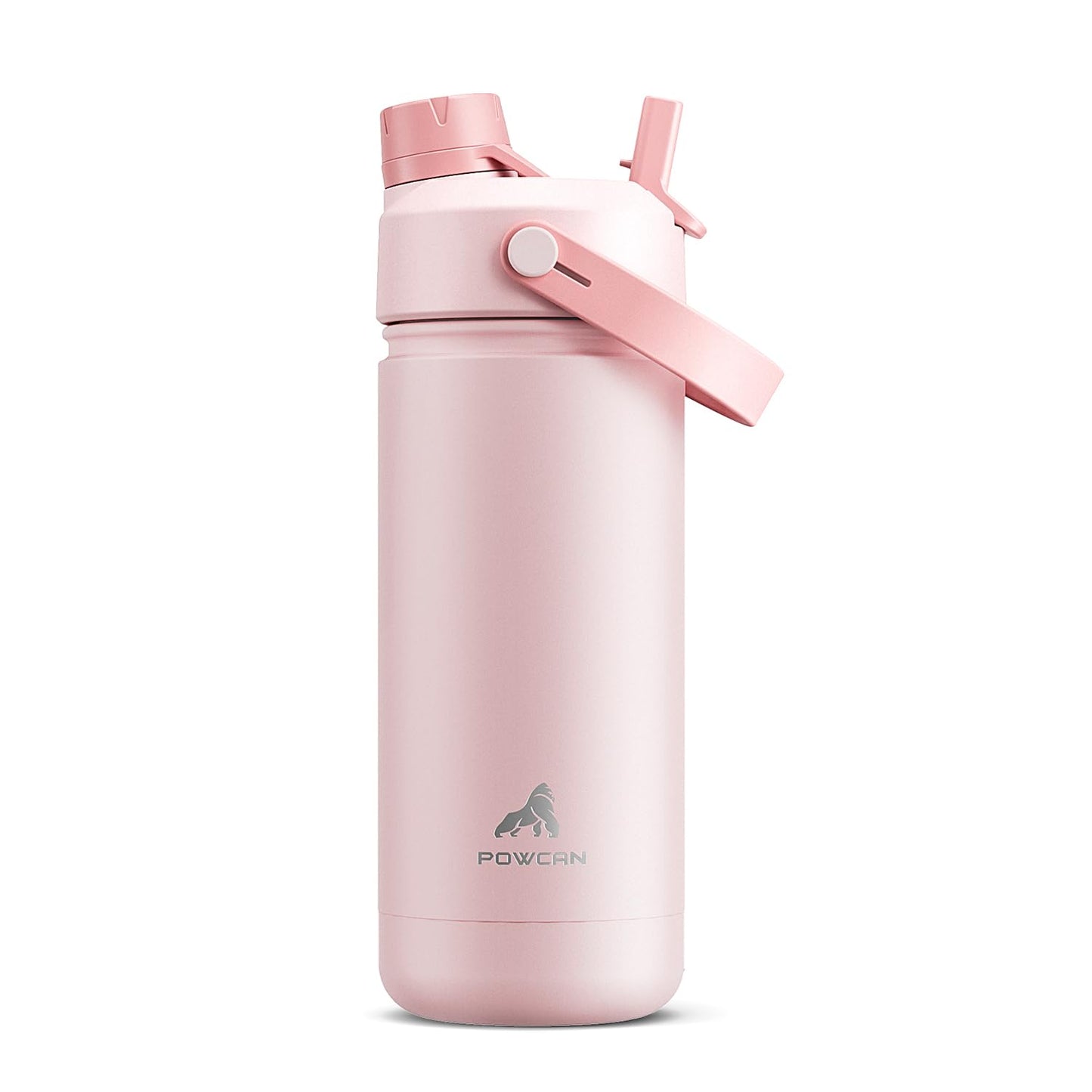 12 oz Kids Insulated Stainless Steel Water Bottle, 2-in-1 Straw Spout, Leak-Proof, BPA-Free, Cold 24H, Easy Carry, Pink Confetti, School, Sports, Camping Gift