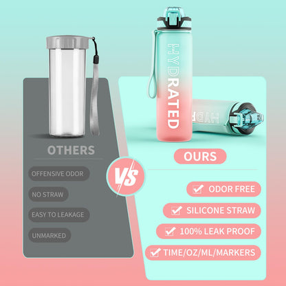 24 oz CamelBak Podium Bike Water Bottle, Easy Squeeze, Fits Most Bike Cages, Crystal Blue