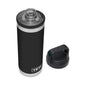 18 oz YETI Rambler Stainless Steel Bottle, Vacuum Insulated, Leak-Proof with Chug Cap, Black