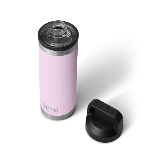 18 oz YETI Rambler Bottle with Leak-Proof Chug Cap, Vacuum Insulated Stainless Steel, Cherry Blossom (532 ml)