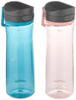 2 Pack 24 oz Contigo Jackson 2.0 Tritan Water Bottles with AUTOPOP Lid
