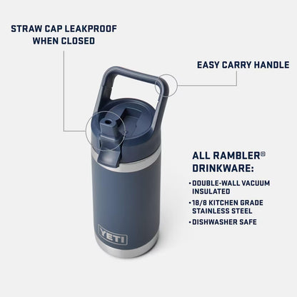 12 oz YETI Rambler Jr. Kids Bottle with Straw Cap