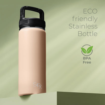 40 oz Triple-Insulated Stainless Steel Water Bottle with 3 Lids, BPA-Free, Keeps Cold 24H, Sustainable Metal for Hiking & Biking