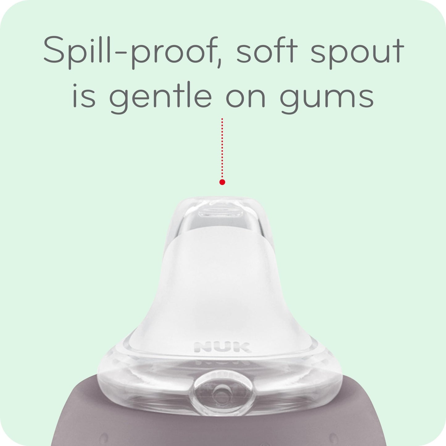 NUK Active Sippy Cup, 10 oz, 2-Pack – Spill-Proof, BPA-Free, Timeless Collection, for Toddlers 12+ Months, Amazon Exclusive