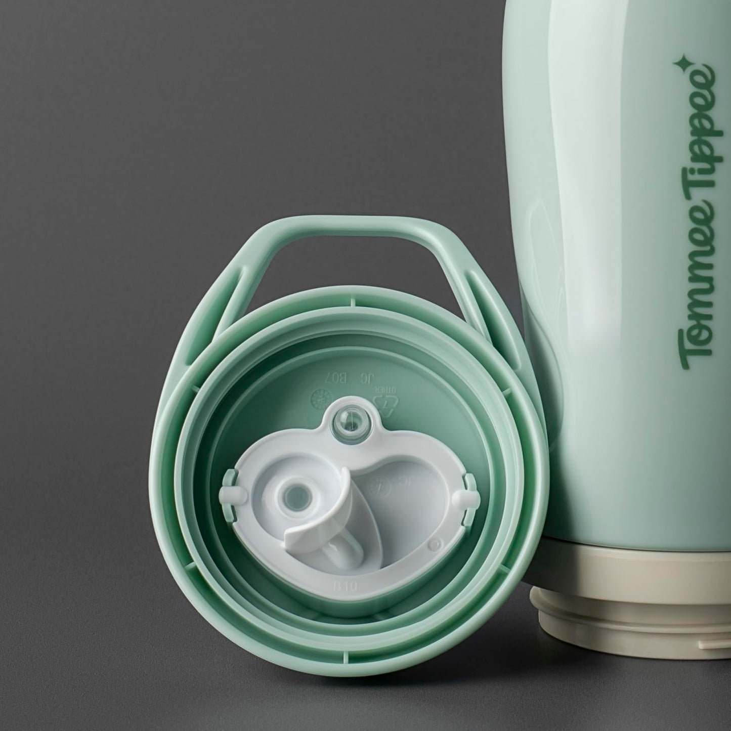 18 oz Triple-Insulated Stainless Steel Water Bottle with 3 Lids, BPA-Free, Keeps Cold 24H, Peach