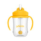 Dr. Brown's Milestones Baby's First Straw Cup – Training Cup with Weighted Straw, 9 oz/270 mL, Vintage Yellow, BPA-Free, for Babies 6 Months+