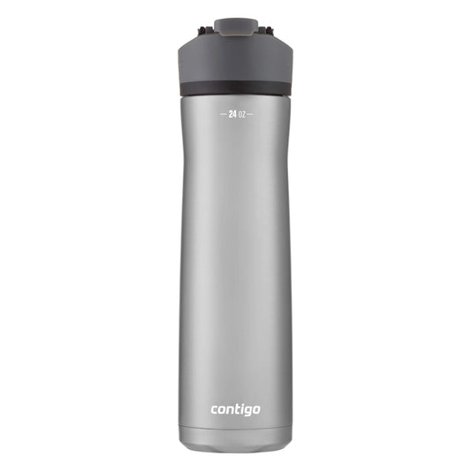 2 Pack 24 oz Contigo Cortland Chill 2.0 Stainless Steel Water Bottles with AUTOSEAL Lid, Juniper and Azalea