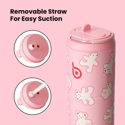 BOTTLE BOTTLE 24oz Insulated Stainless Steel Water Bottle with Straw Lid & Handle – Double-Wall Vacuum, Leak-Proof, BPA-Free Metal Sports Water Bottle for Gym, Travel & Outdoor Use