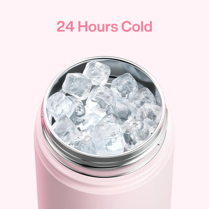 40 oz Insulated Stainless Steel Water Bottle with Two-Way Spout, Built-In Straw, Bucket Handle, BPA-Free, Leak-Proof, Daybreak