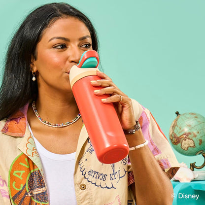 24 oz Owala Disney Princess FreeSip Insulated Stainless Steel Water Bottle with Straw, BPA-Free Sports Bottle, Cinderella, Sports and Travel