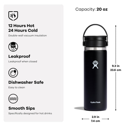 20 oz O2COOL Mist 'N Sip Water Bottle, 2-in-1 Mist and Sip, No-Leak Pull Top Spout, Reusable Sports Bottle, Soccer