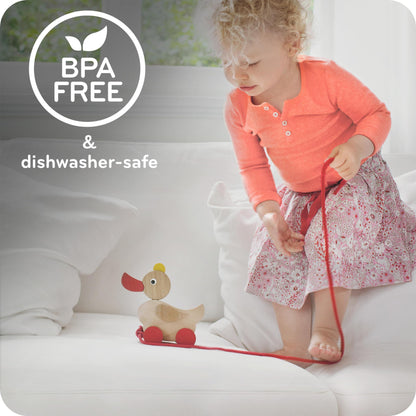 NUK Active Sippy Cup, 10 oz, 2-Pack – Spill-Proof, BPA-Free, Blue, for Babies 8+ Months